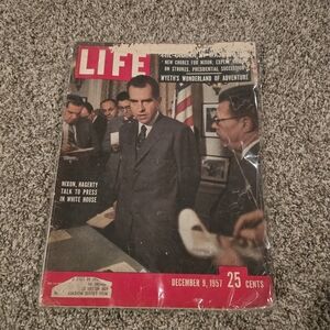 Vintage LIFE Magazine Coffee Table Book - Red Cover